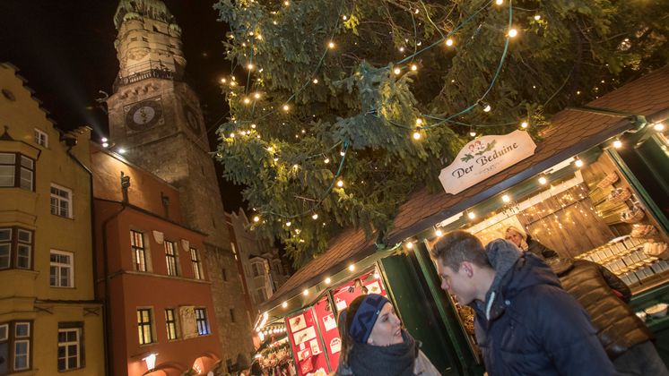 Der Markt in der Innsbrucker Altstadt.