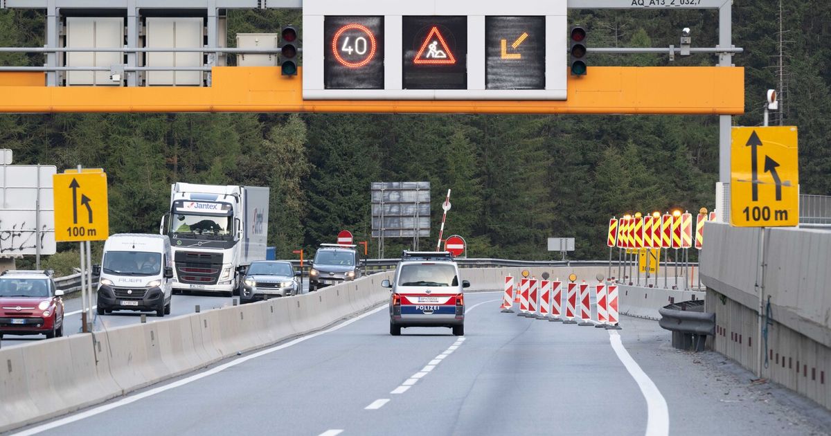 Generalsanierung startet: Baustelle auf der A12 zwischen Mötz und Galerie ...