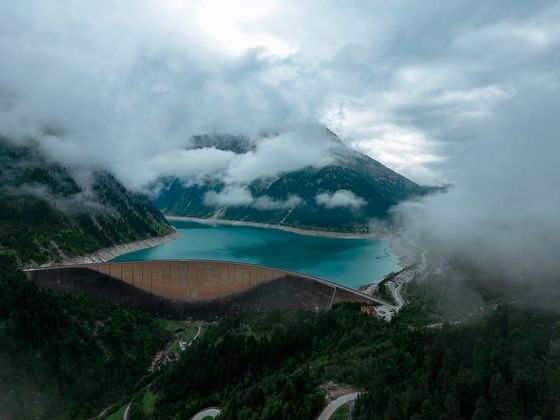 Schlegeisspeicher im Zillertal.