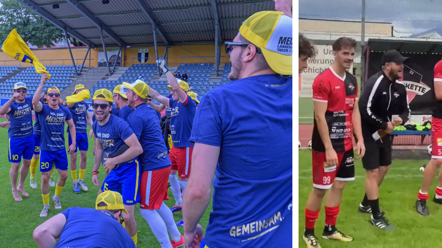 Beim SK Jenbach und beim SV Nordkette knallten vorzeitig die