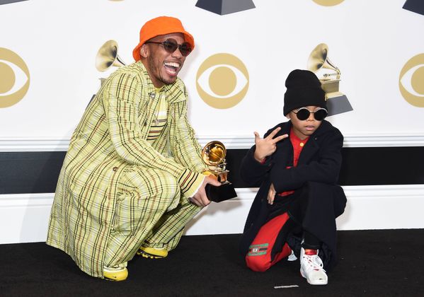Anderson .Paak mit seinem Sohn Soul Rasheed.