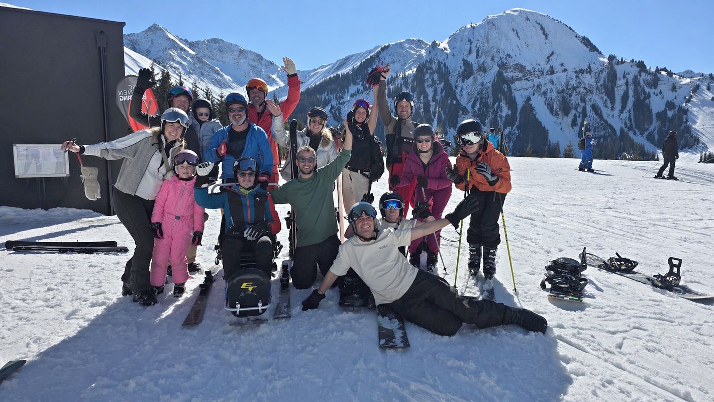 Plötzlich doch möglich: Reuttener erfüllte 54 Personen den Traum vom Skifahren