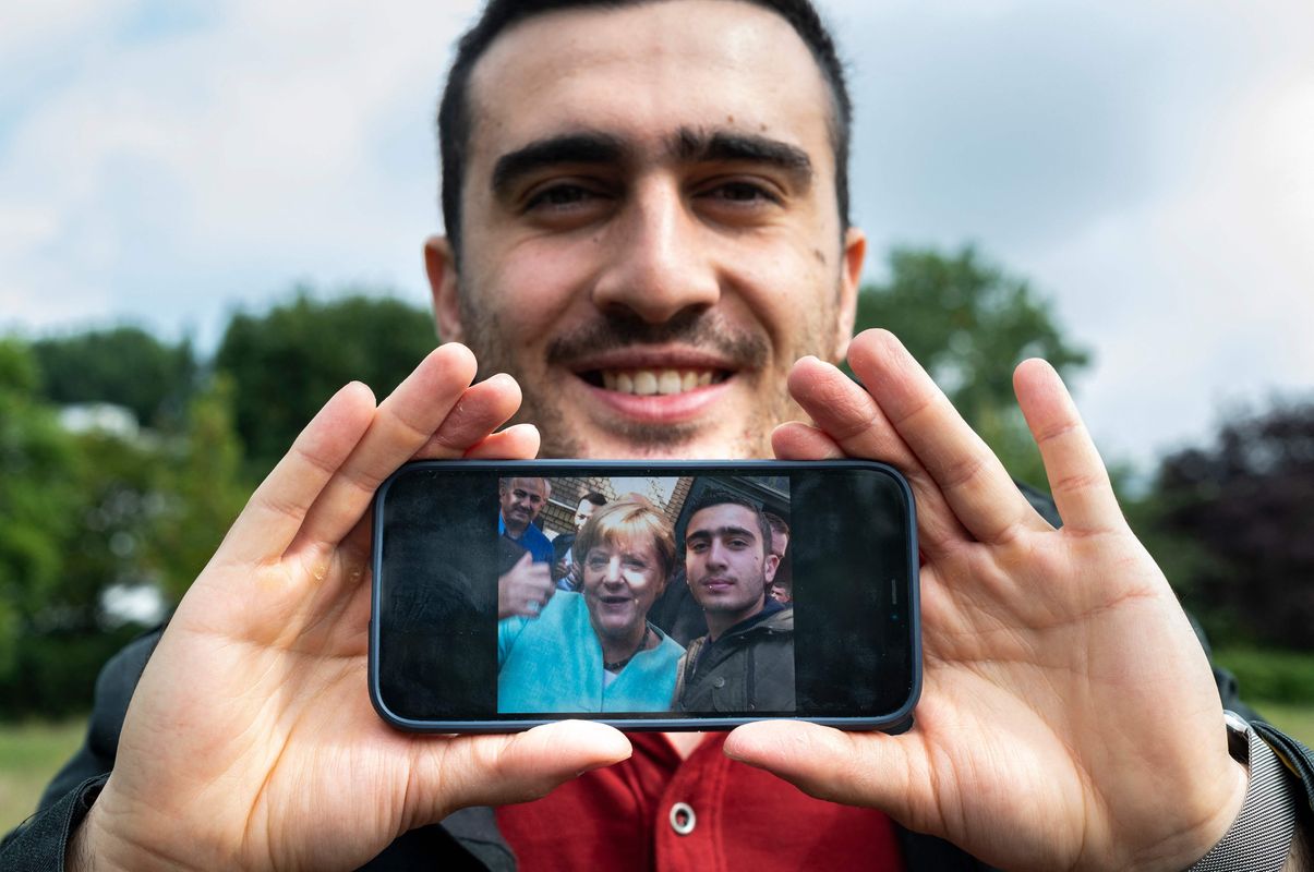 Zehn Jahre nach Merkel-Selfie: Ein Flüchtling und sein neues Leben