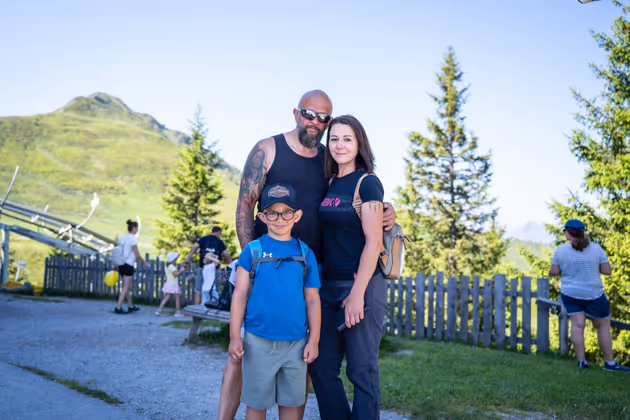 Hubert, Katja und Ben aus Wattens
