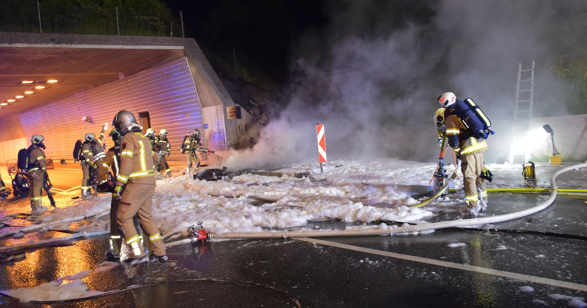 Auto-prallte-in-Stumm-gegen-Tunnelportal-und-fing-Feuer-Lenker-starb