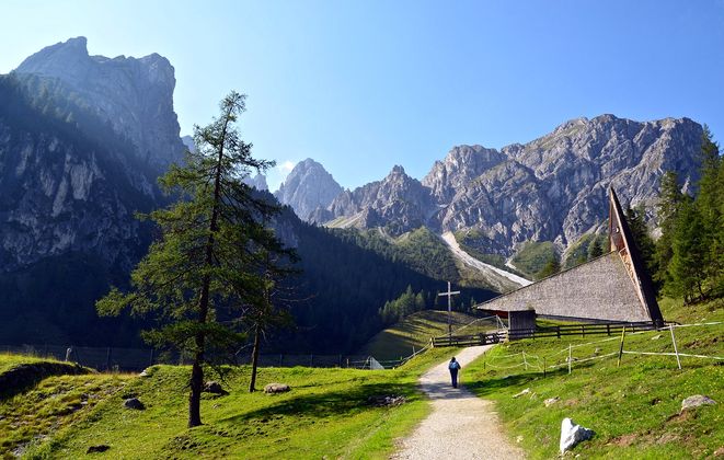 Die Bergkapelle in der Axamer Lizum.