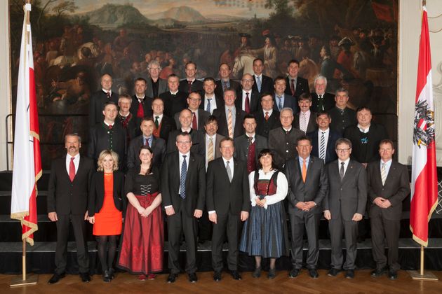 Die BürgermeisterInnen des Bezirks Lienz.