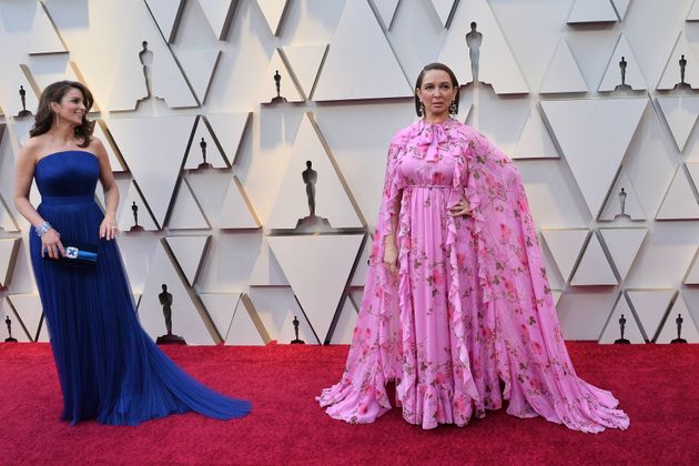 Maya Rudolph hat offenbar vergessen, ihren Morgenrock auszuziehen. Für daheim wirklich schön. Bei den Oscars? Naja