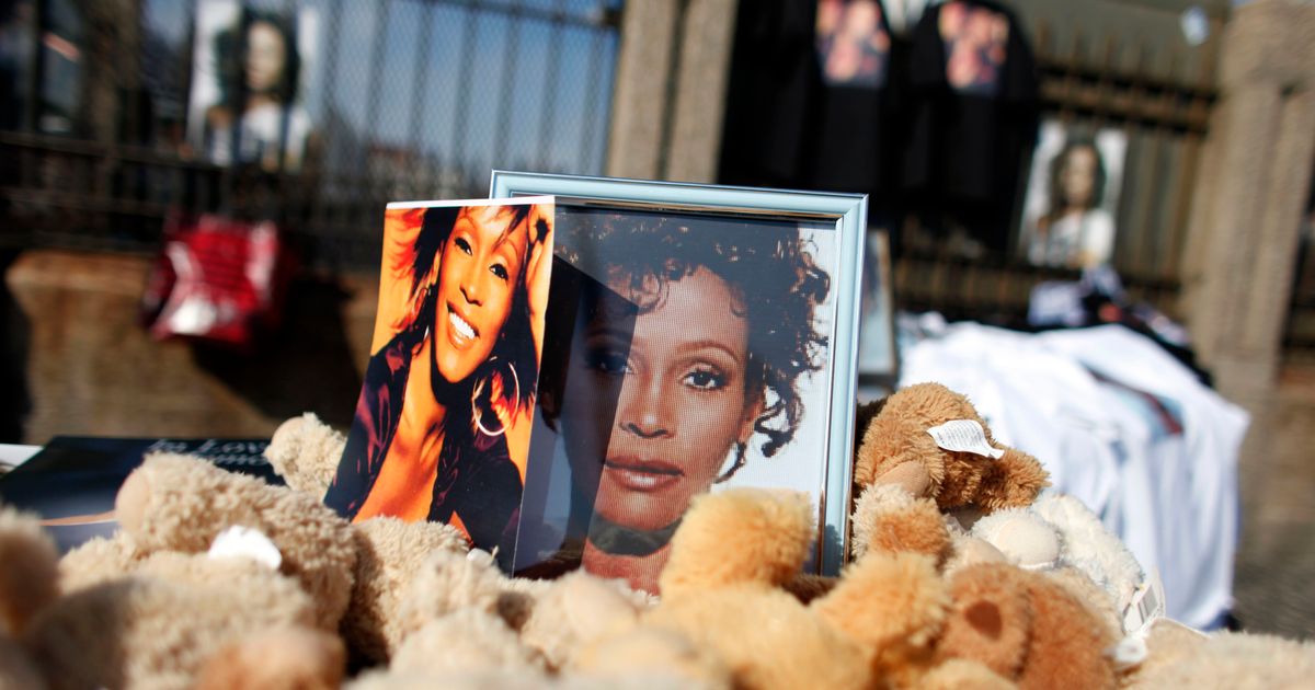 Spannende Sarg Offen Whitney Houston Grab Bilder