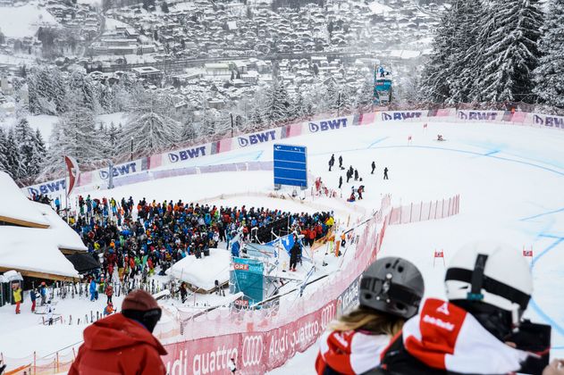 Die Ski-Fans hatten es sich auf der Seidlalm gemütlich gemacht.