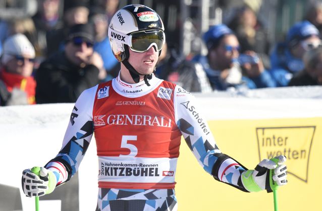 Hannes Reichelt vergriff sich im Material, patzte bereits im oberen Teil zwei Mal und schied nach einem verpassten Tor nach dem Schlusshang aus.