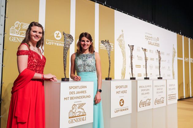 Sportlerin des Jahres mit Behinderung: Veronika Aigner mit Guide Elisabeth Aigner.