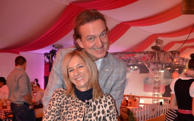 Bald gemeinsam auf der Bühne: Markus Linder und seine Frau Sabine.