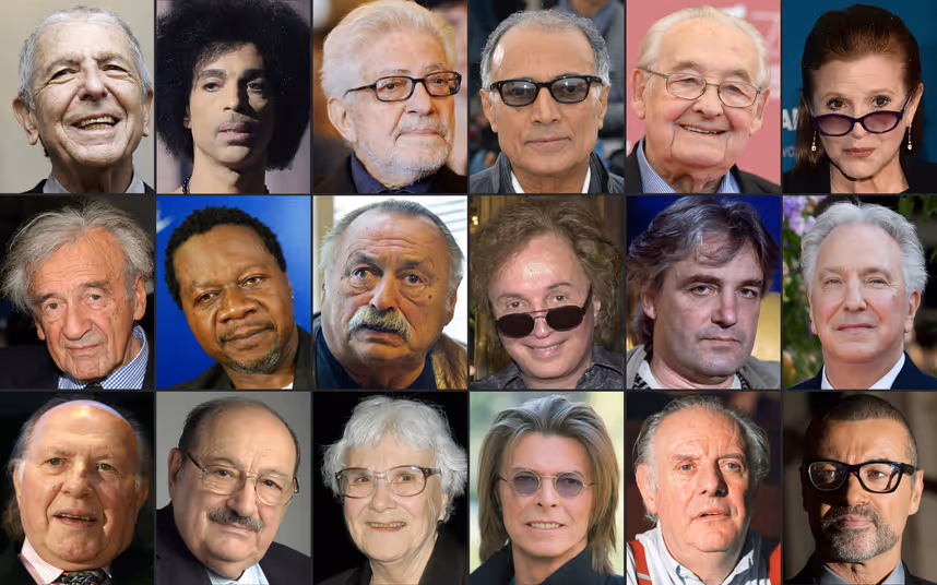 In Memoriam: Die prominenten Verstorbenen des Jahres 2016