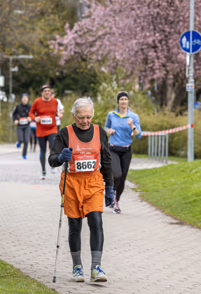 Der älteste Teilnehmer, der 87-jährige Franz Puckl.