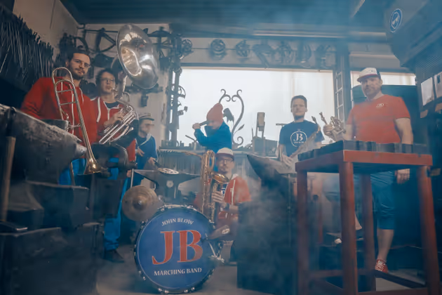 John Blow Marching Band.