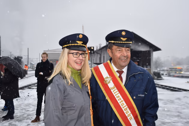 Bundesministerin Margarete Schramböck machte sich bereit.