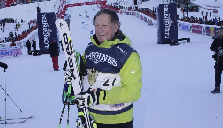 Der "Kaiser" Franz Klammer durfte dabei natürlich nicht fehlen.