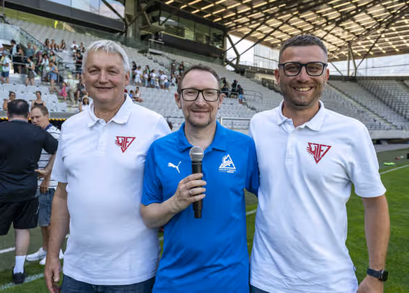 Organisatoren: Wolfgang Weiler, Thomas Rainalter und Martin Gross (v. l.). 
