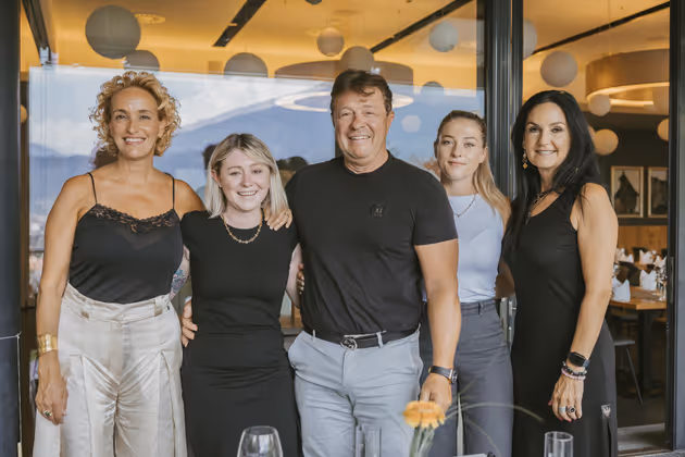 Cornelia Hofmeister, Tanja, Peter und Katharina Bereiter sowie Sandrina Kopp (von links). 