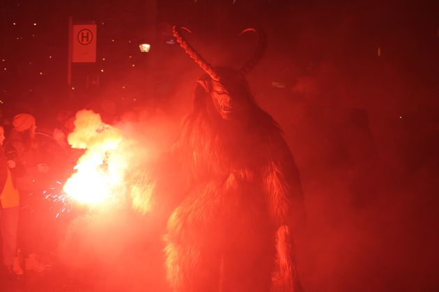 Kramsacher Bergtoifi beim Jubiläumslauf in Kössen.