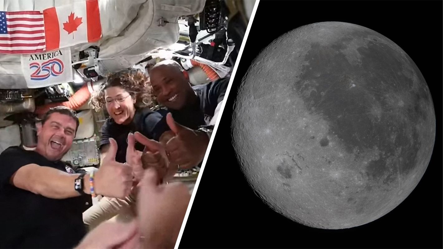 Astronauten auf dem Rückflug: Crew von Mond-Mission „Artemis 2“ feiert Rekorde