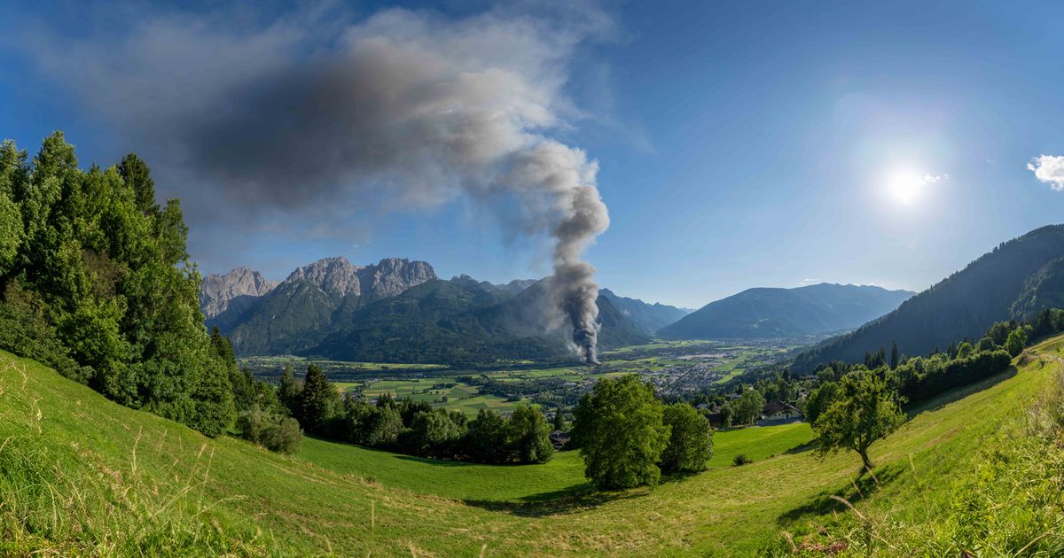 Incredible images: Time-lapse video shows the fire in East Tyrol | Tiroler ...