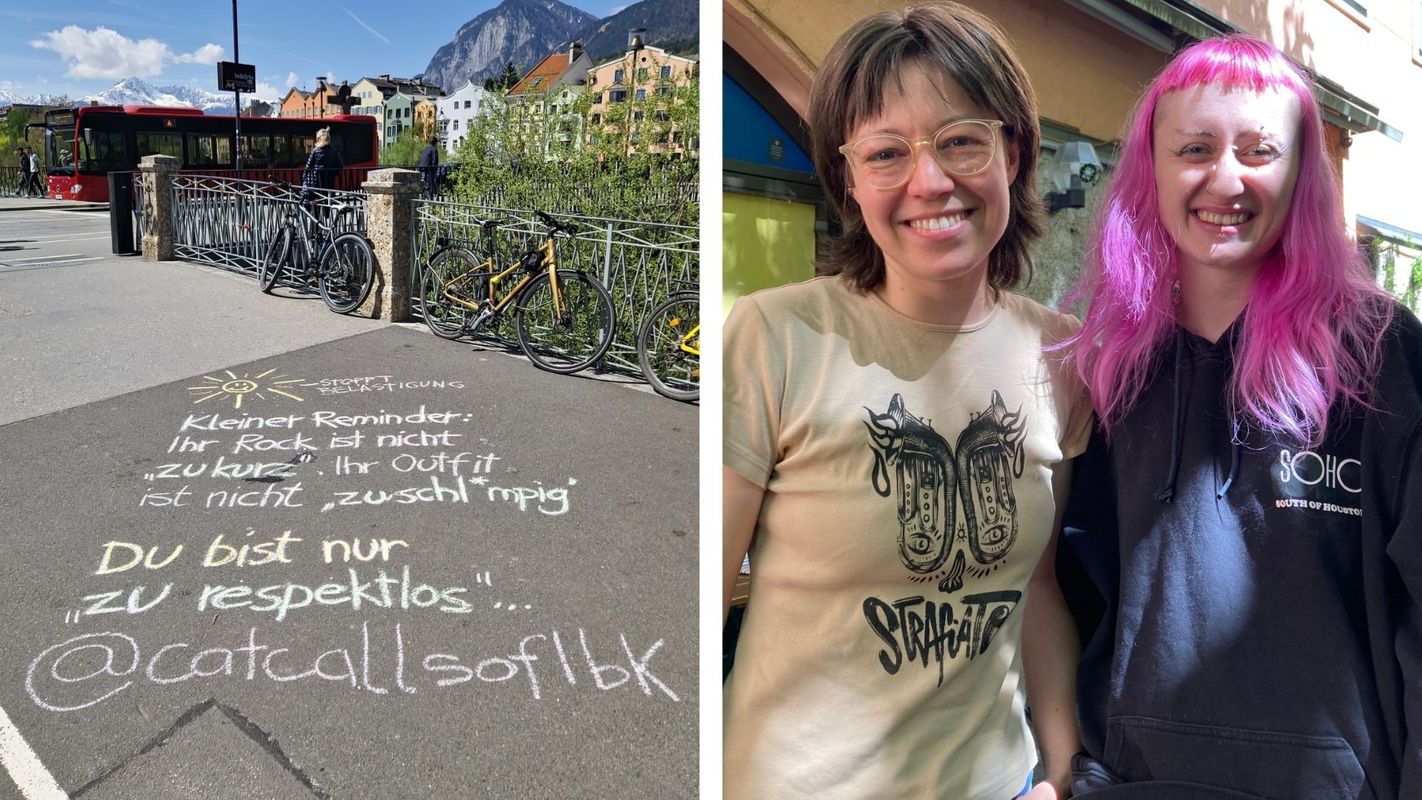 „Wir erobern die Straßen zurück“: Alltagssexismus wird in Innsbruck sichtbar gemacht