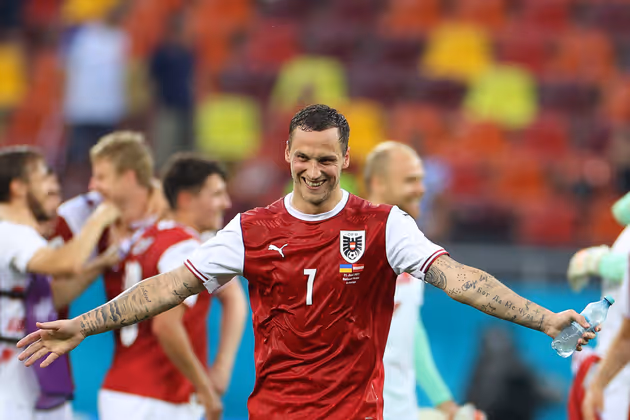 Marko Arnautovic konnte nach Spielschluss über den Einzug ins Achtelfinale jubeln.