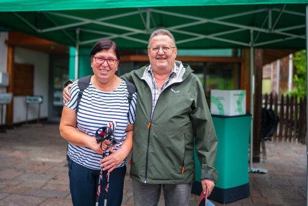 Maria und Gerold kamen sogar aus dem Lechtal angereist. 