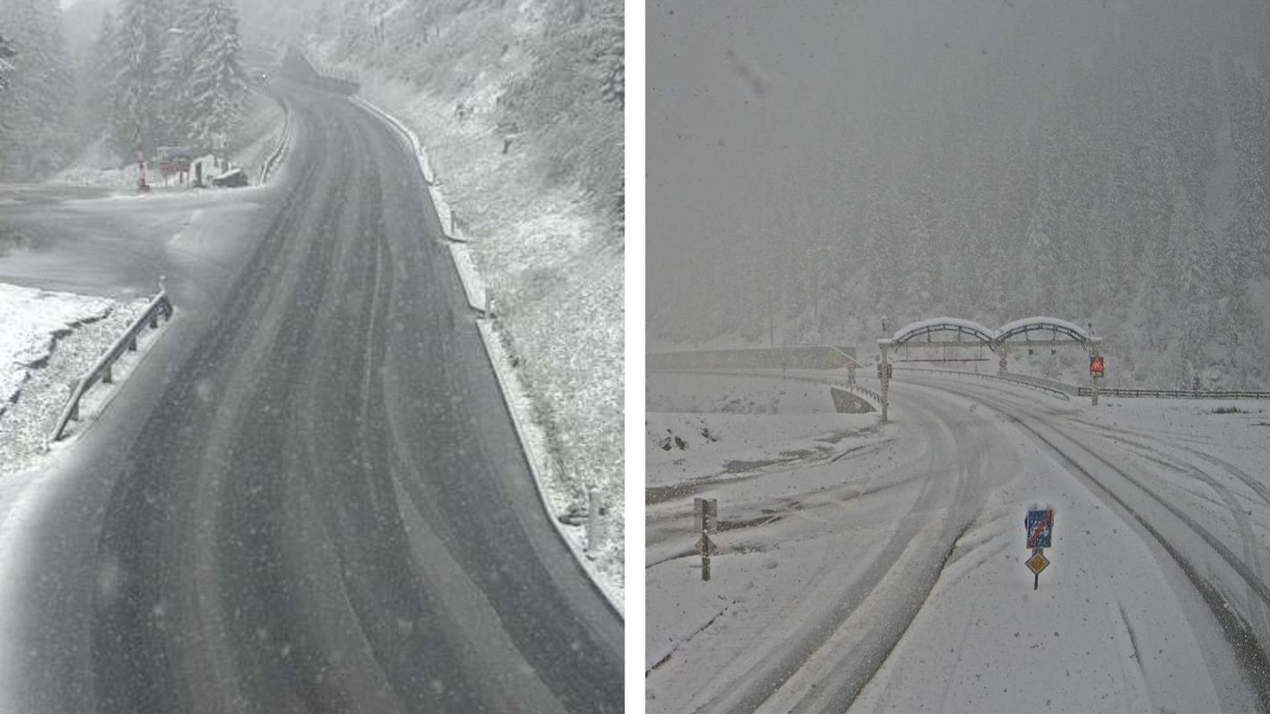 Schneefallgrenze sinkt: Es ist weiß geworden auf Tirols Passstraßen