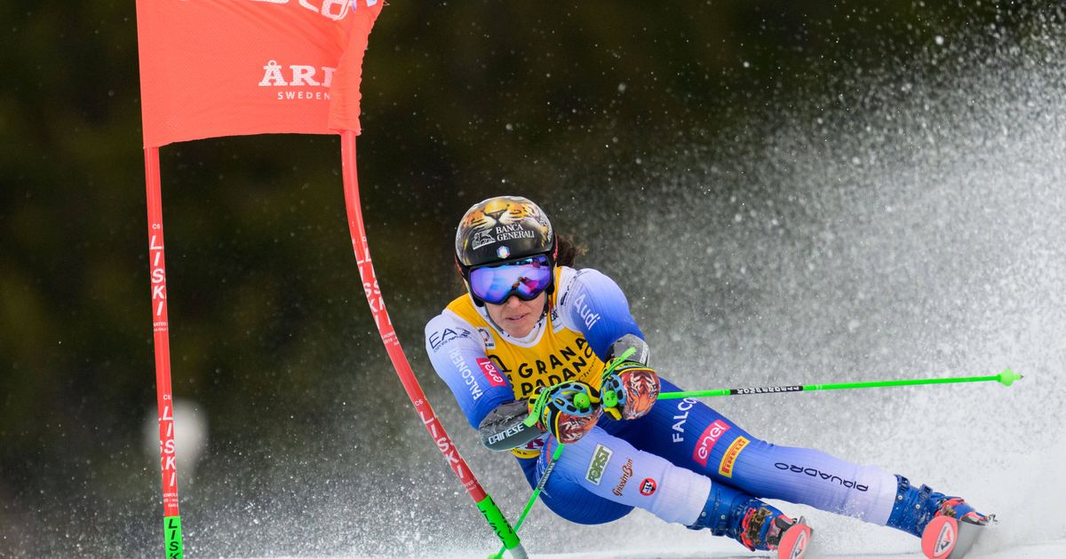 Im Auge des Tigers: Weltmeisterin Brignone war auch in Åre nicht zu ...