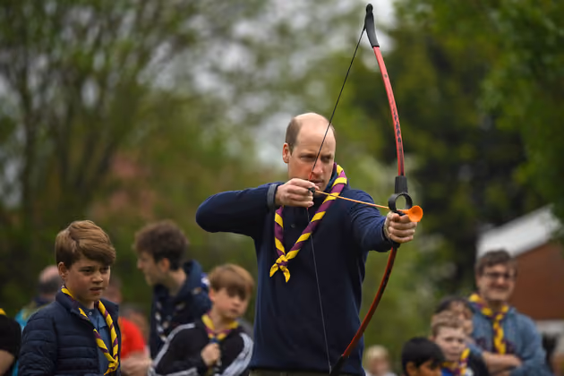 ... Papa Prinz William. Wer ins schwarze getroffen hat, war auf den Bilder nicht zu sehen.
