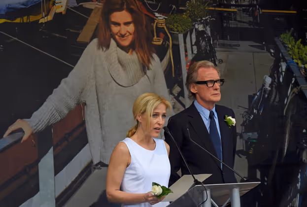 Ebenso Schauspielerin Gillian Anderson ("Akte X").