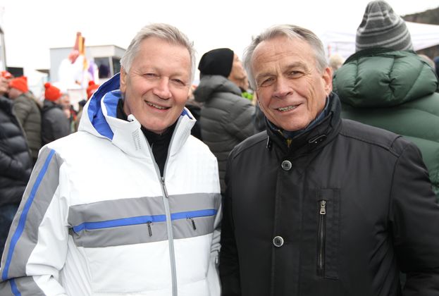 ... ORF-Landesdirektor Helmut Krieghofer mit IKB-Chef Harald Schneider waren begeistert.