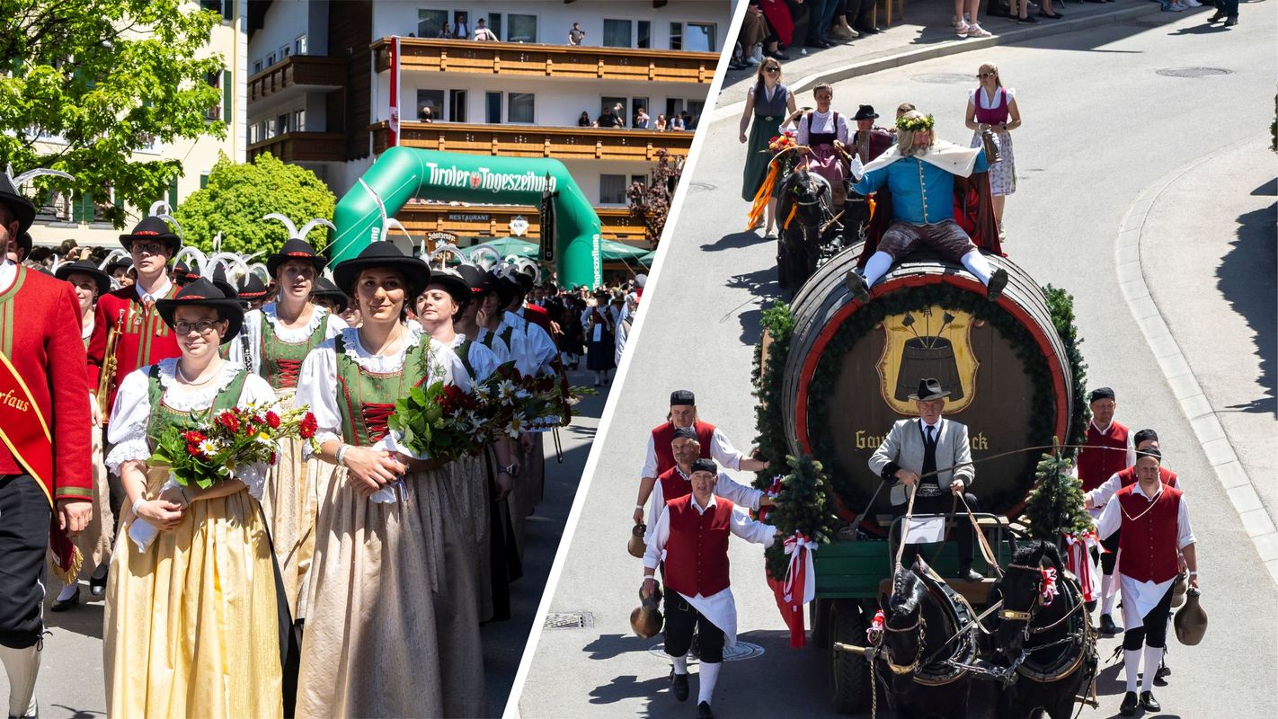 Krönender Abschluss beim Gauder Fest: Tausende Trachtler und Zuschauer beim großen Umzug