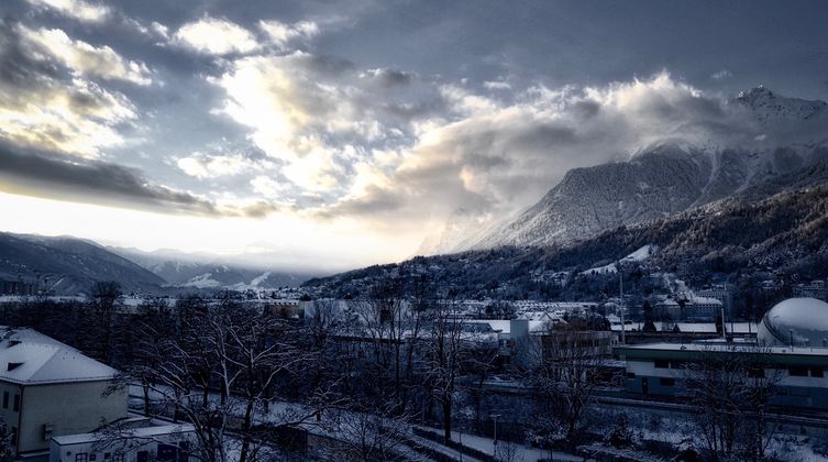 Winterstimmung in Innsbruck.