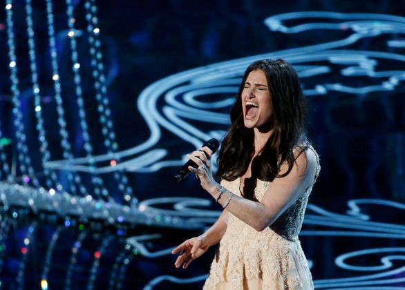 Idina Menzel verzauberte das Publikum mit "Let it Go".