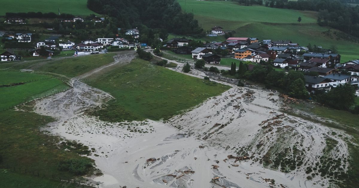 Severe storms led to flooding and mudslides in Salzburg