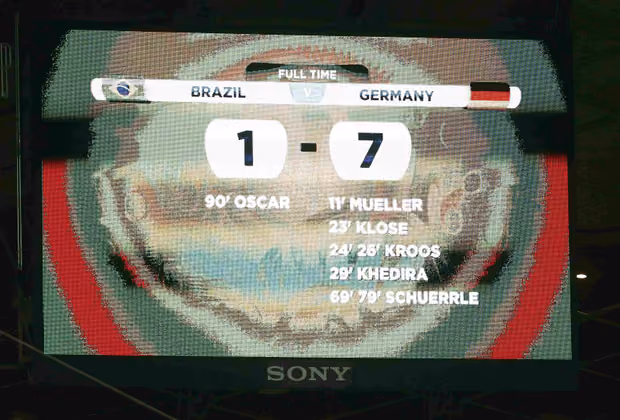 Ein geschichtsträchtiger Abend in Belo Horizonte: Deutschland fertigte Brasilien mit 7:1 ab. Deutlicher endete noch nie ein Semifinale bei einer WM.