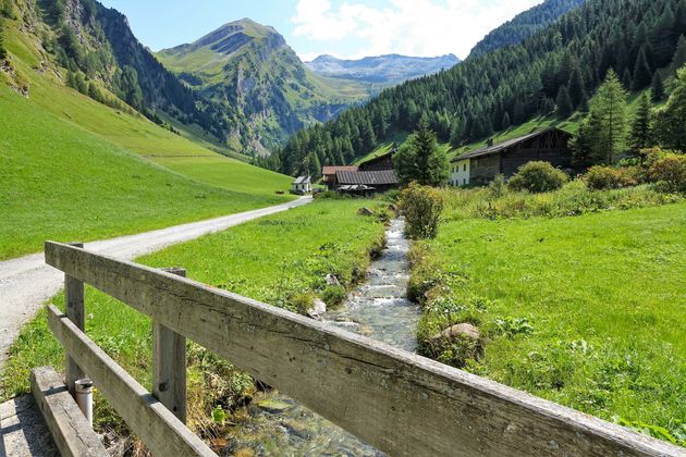 Bergsommer auf 1500 Meter bei den Vennhöfen im wildromantischen Venntal am Brenner.