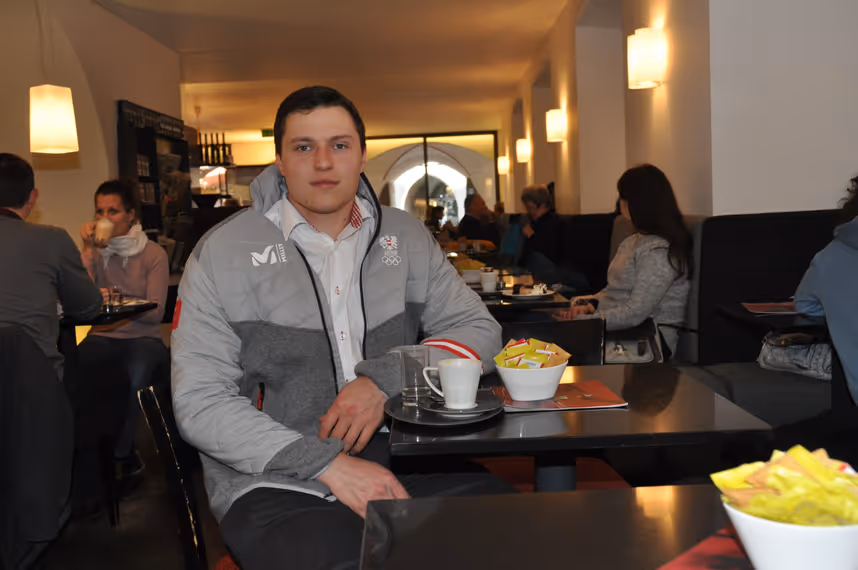 Der olympische Anschieber