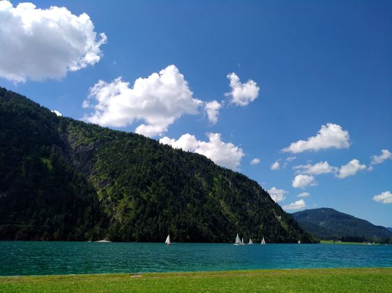 Segler am Achensee.