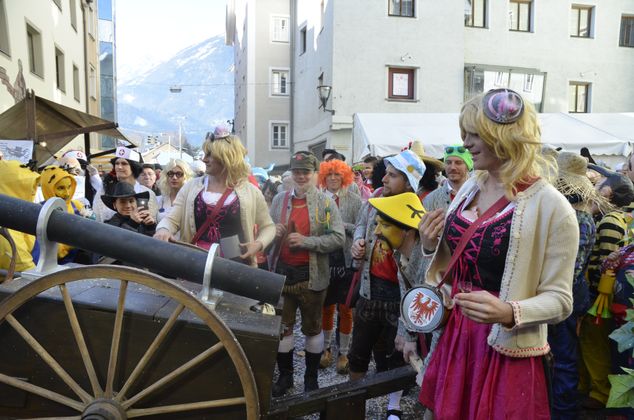 Unsinniger Donnerstag in Schwaz.