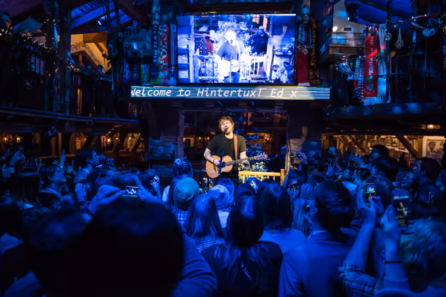 Ed Sheeran begeisterte am Freitag das Publikum in Hintertux.