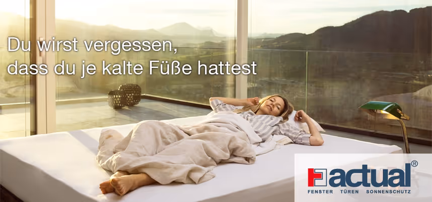 ACTUAL Fenster: Mehr Wärme und Sicherheit