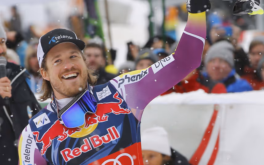 Hundertstelkrimi: Favorit Jansrud siegt auf verkürzter Streif