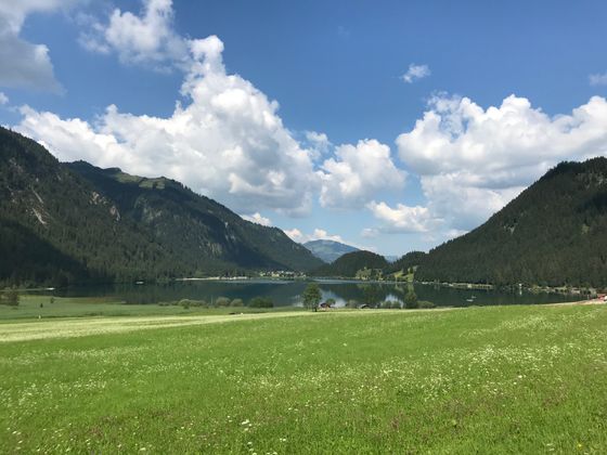 Der Haldensee im Tannheimer Tal.