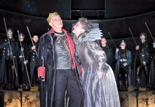 Mit Klaus Rohrmoser in „Richard III.“