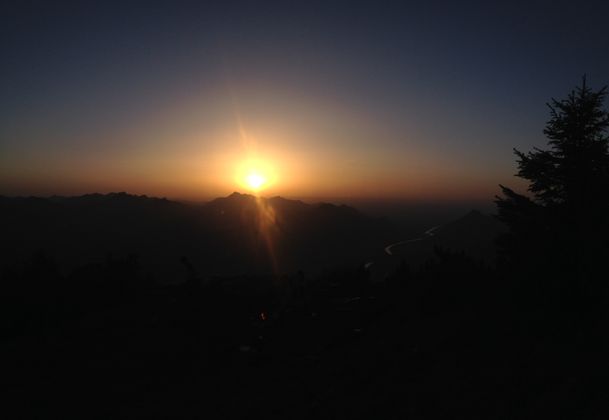 Von Dominik Bradl haben wir ein schönes Foto vom Sonnenuntergang nahe des perersköpfel im kaisertal.